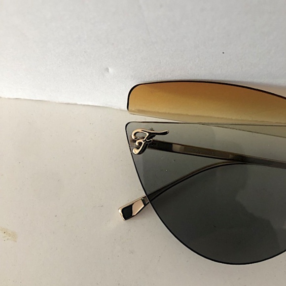 Fendi FF 0400/S XYO 99 Fendi 99 mm Grey Sunglasses - Picture 12 of 16
